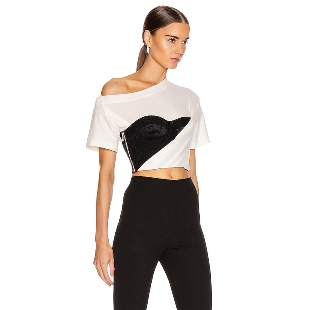 ISO!!! Alexander Wang Draped T-shirt with Bustier